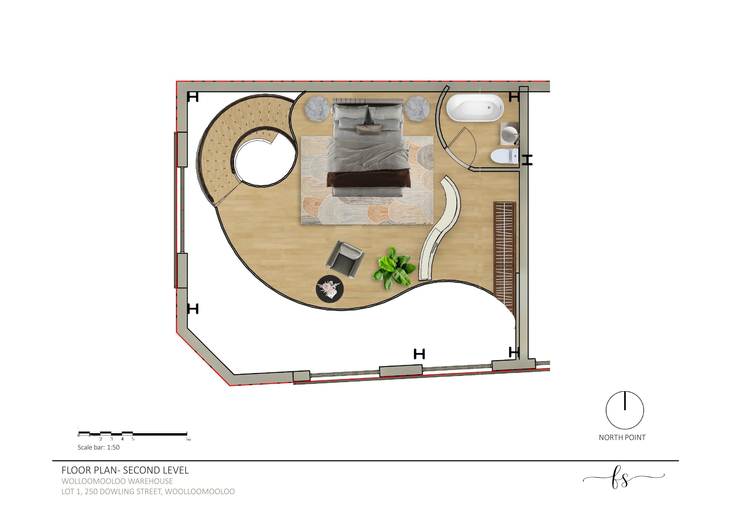 Master Bedroom Floor plan