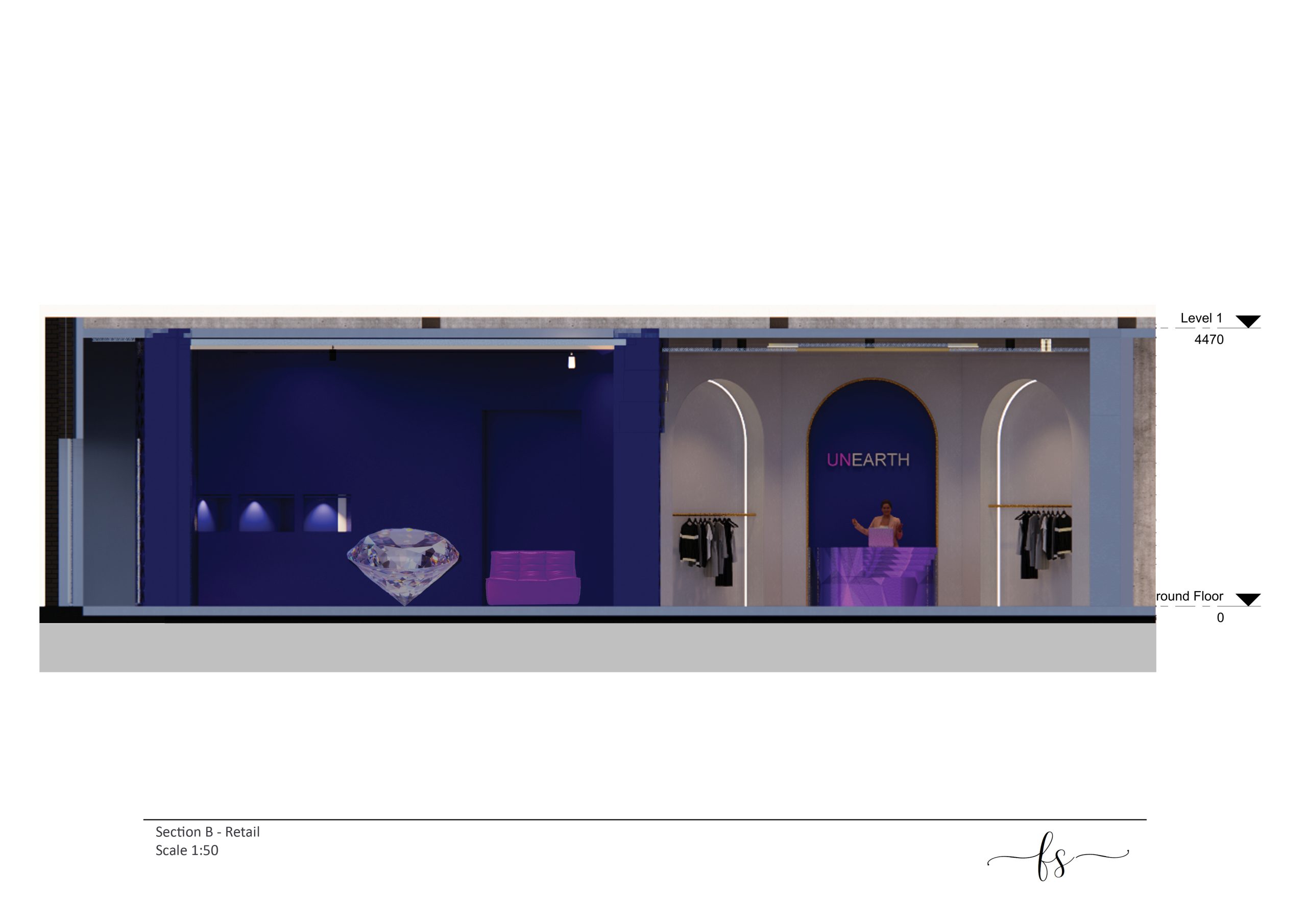 Section B - Retail Scale 1:50
