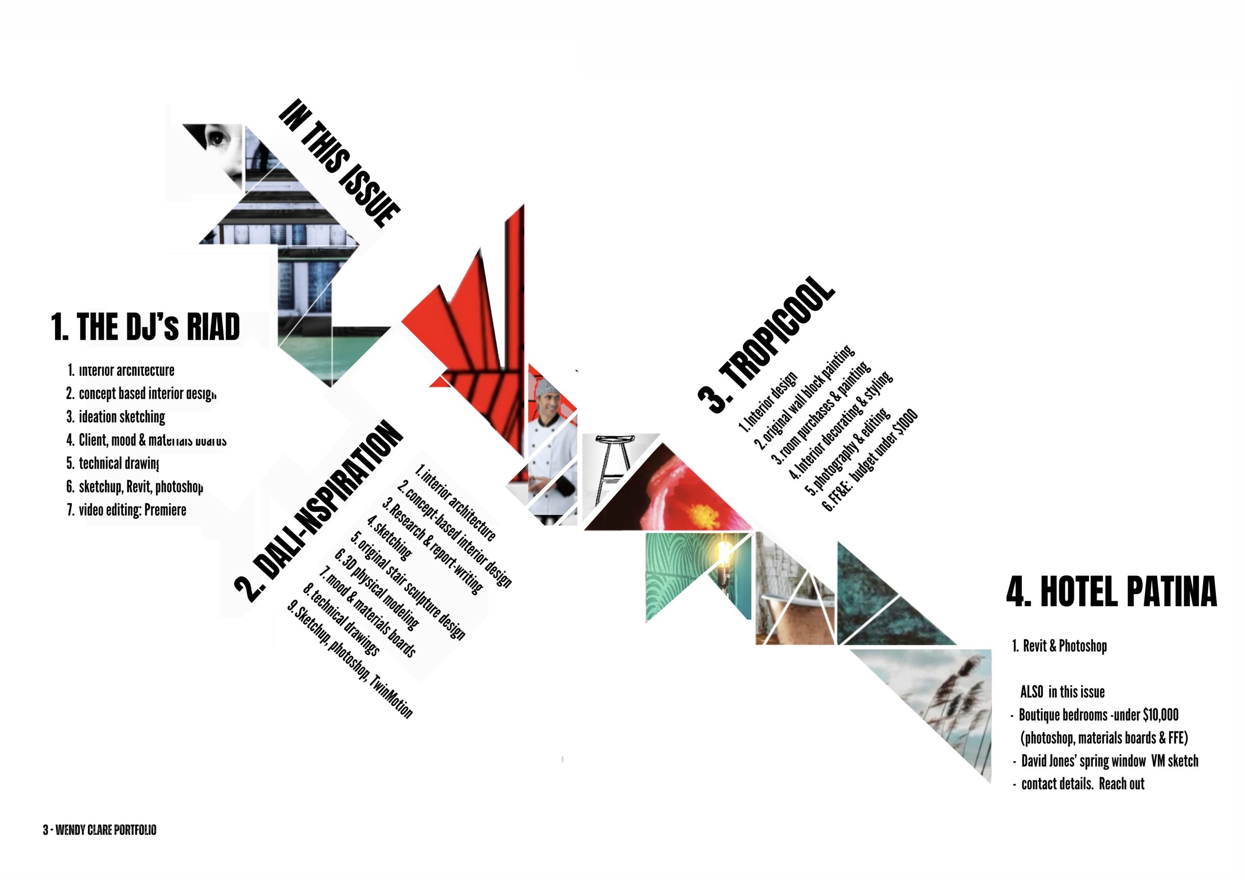Wendy Clare interior design diploma graduate magazine p2