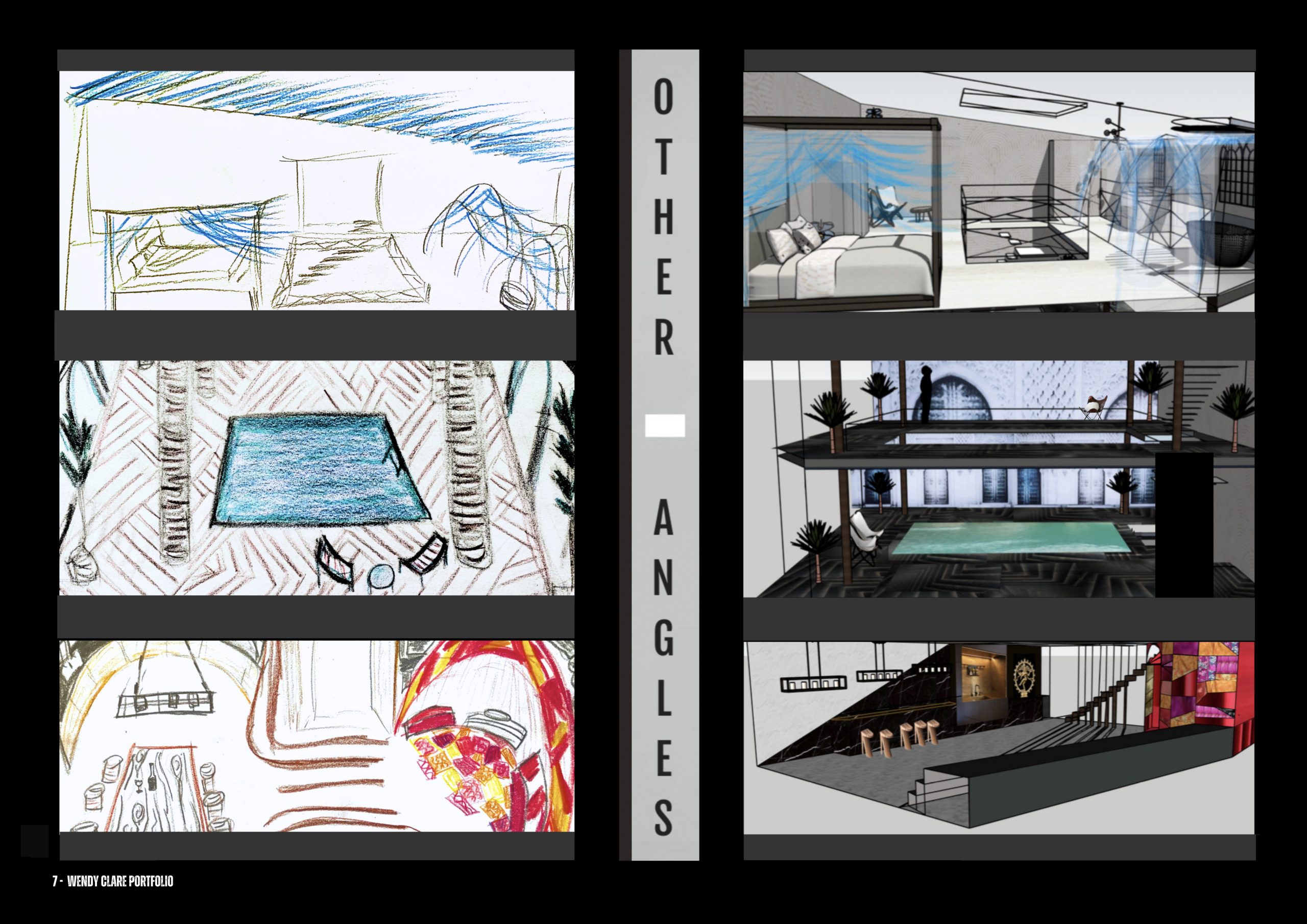 Wendy Clare interior design diploma graduate magazine p4 riad floors