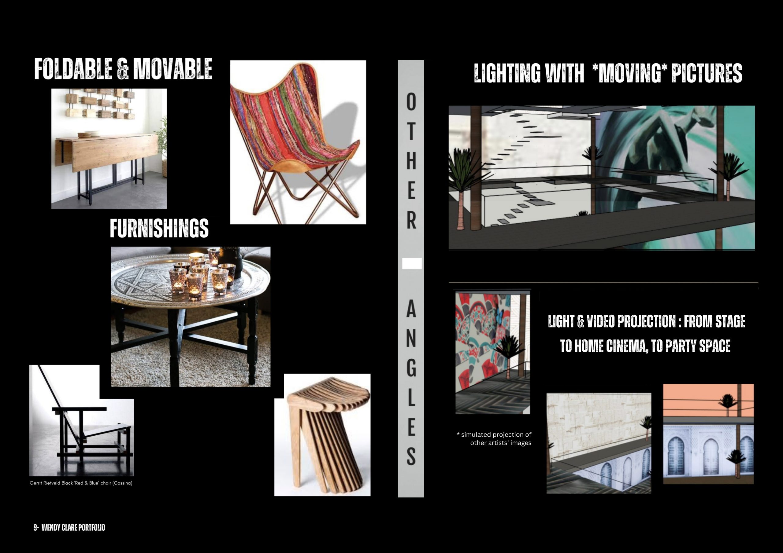 Wendy Clare interior design diploma graduate magazine p5 riad furnishings