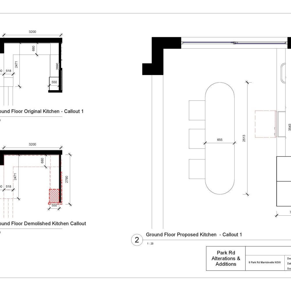 1. Kitchen Plans Sheets