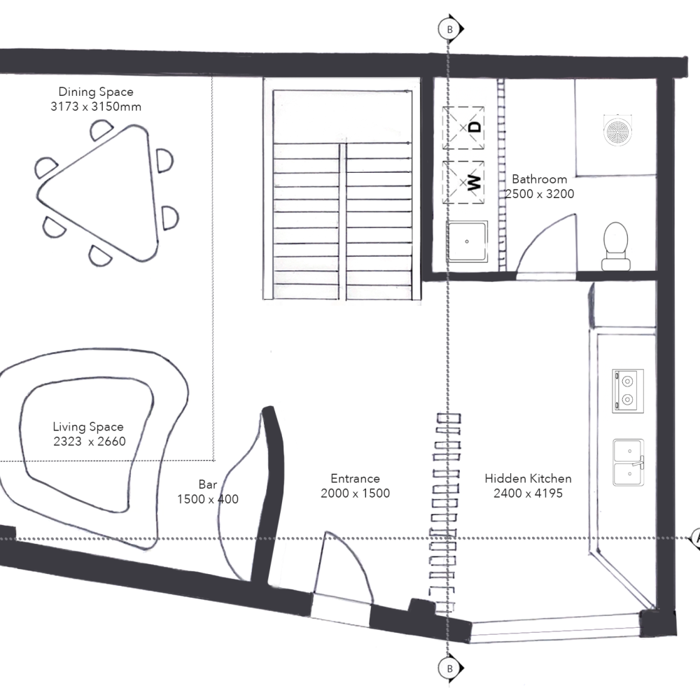 Floorplan Level One