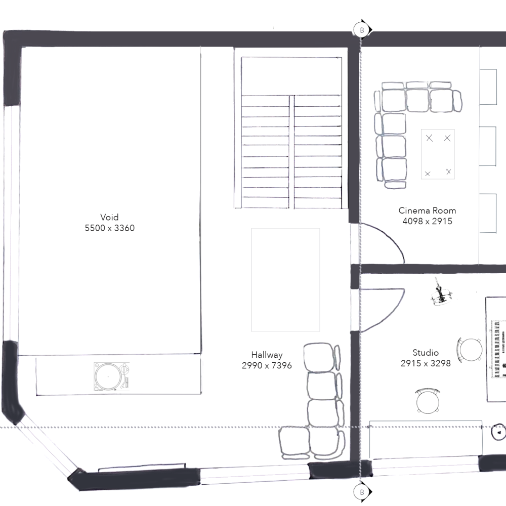 Floorplan Second Level