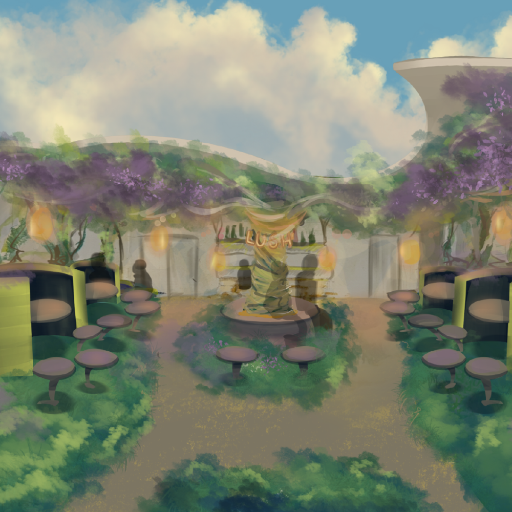 Lushwave Rendered Perspective (Procreate)