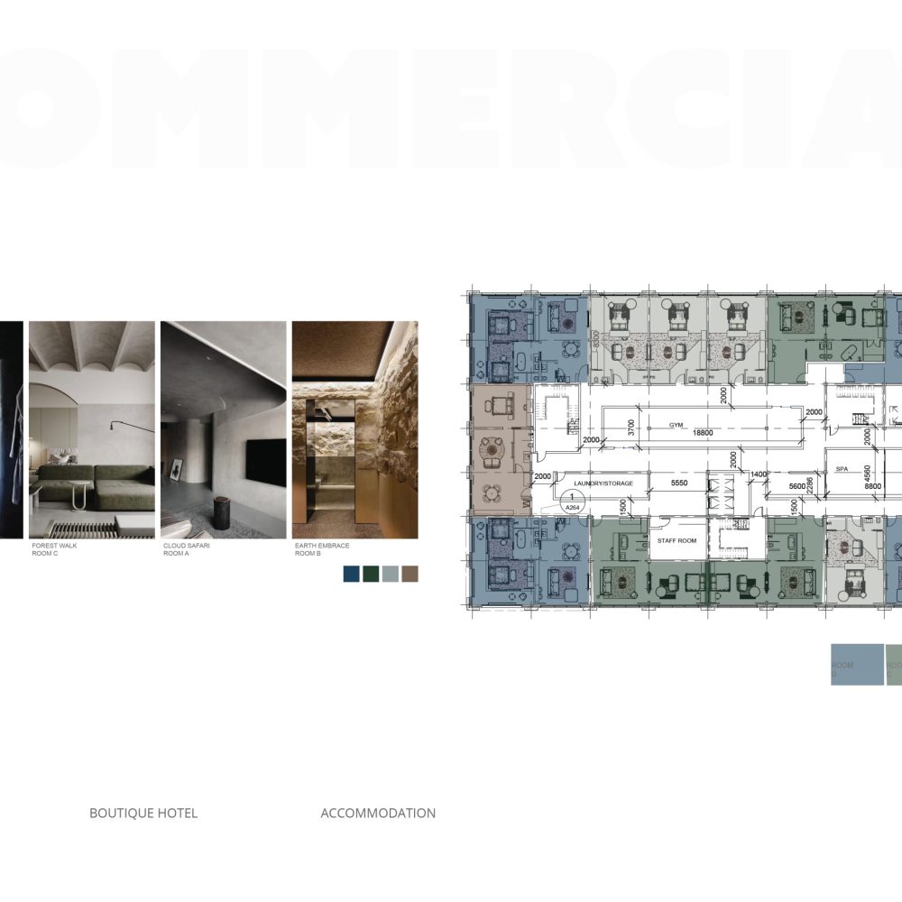 Boutique Hotel - Level 6 Floor Plan