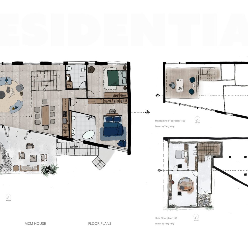 MCM House - Floor Plans