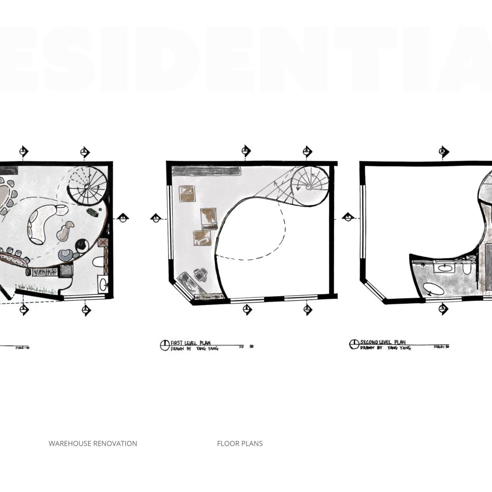 Warehouse Renovation - Floor Plans